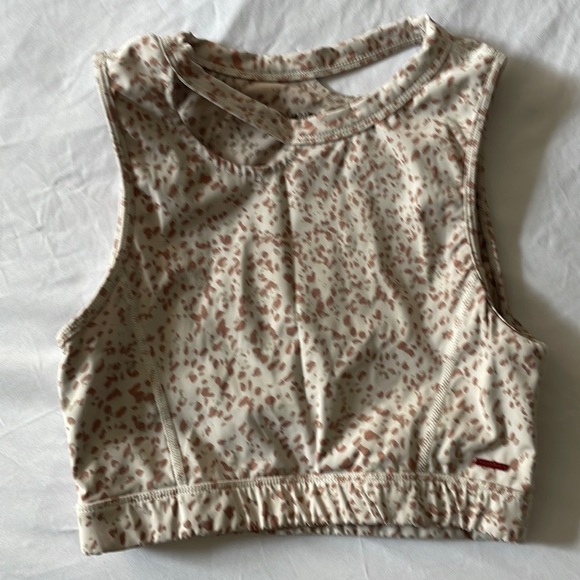 PHILANTHROPY Intimates Beige Medium Support Animal Print Sports Bra S - Picture 3 of 4